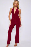 Tie Back Flare Trouser Jumpsuit