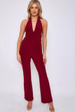Tie Back Flare Trouser Jumpsuit