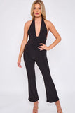 Tie Back Flare Trouser Jumpsuit