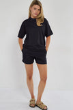 Rosa Raw Hem Shorts Co-Ord