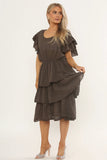 Frill Detail Cheese Cloth Dress