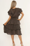 Frill Detail Cheese Cloth Dress