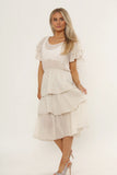 Frill Detail Cheese Cloth Dress