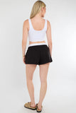 Ribbed Sports Bralet Top & Shorts Co-Ord Set