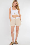 Ribbed Sports Bralet Top & Shorts Co-Ord Set