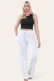 Plain Wide Leg jogger Pants