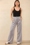 Plain Wide Leg jogger Pants