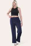 Plain Wide Leg jogger Pants
