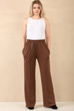 Plain Wide Leg jogger Pants
