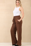 Plain Wide Leg jogger Pants