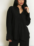 Loose Fit Shirt Blouse