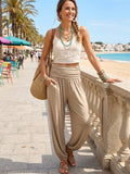 Jersey Stretch Harem Trousers