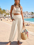 Jersey Stretch Harem Trousers