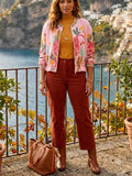 Printed Bomber Jacket