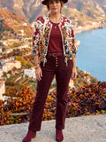 Printed Bomber Jacket