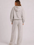 Acid Wash Oversized Hoodie & Wide Leg Jogger Co-Ord Set