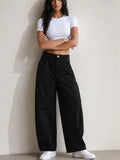 High Waist Pleated Wide Leg Trouser