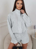 Polka Dot Shorts Co-Ord Set