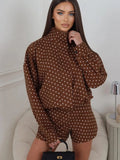 Polka Dot Shorts Co-Ord Set