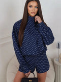 Polka Dot Shorts Co-Ord Set