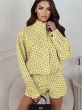 Polka Dot Shorts Co-Ord Set