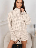 Polka Dot Shorts Co-Ord Set