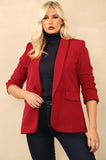 Long Sleeve Basic Blazer